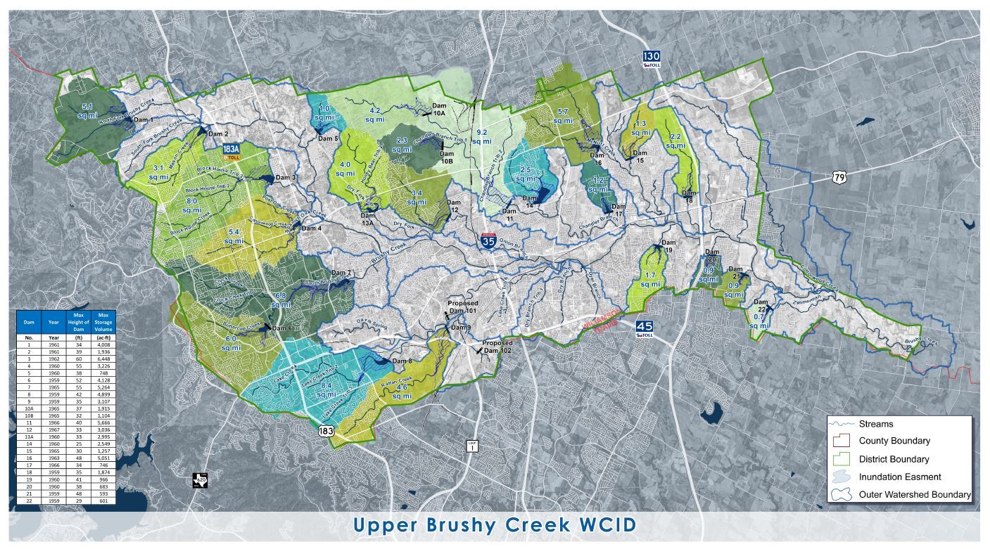 Drainage Area Map Opens in new window